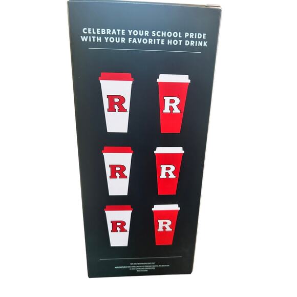 🎉Last Chance- Starbucks Rutgers University Campus Collection Cups Set of 6! NEW - Picture 2 of 3